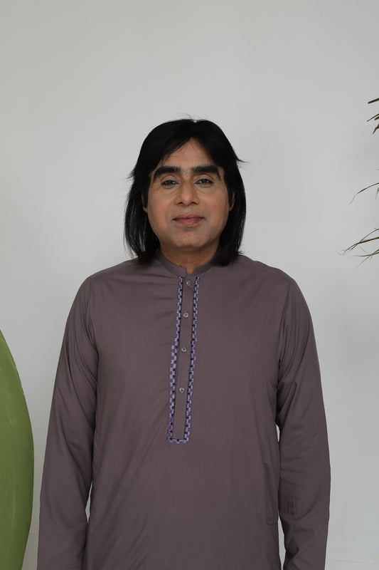 Grey - Wash n Wear Fabric