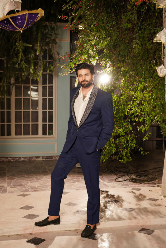 Men’s Embellished Tuxedo Suit