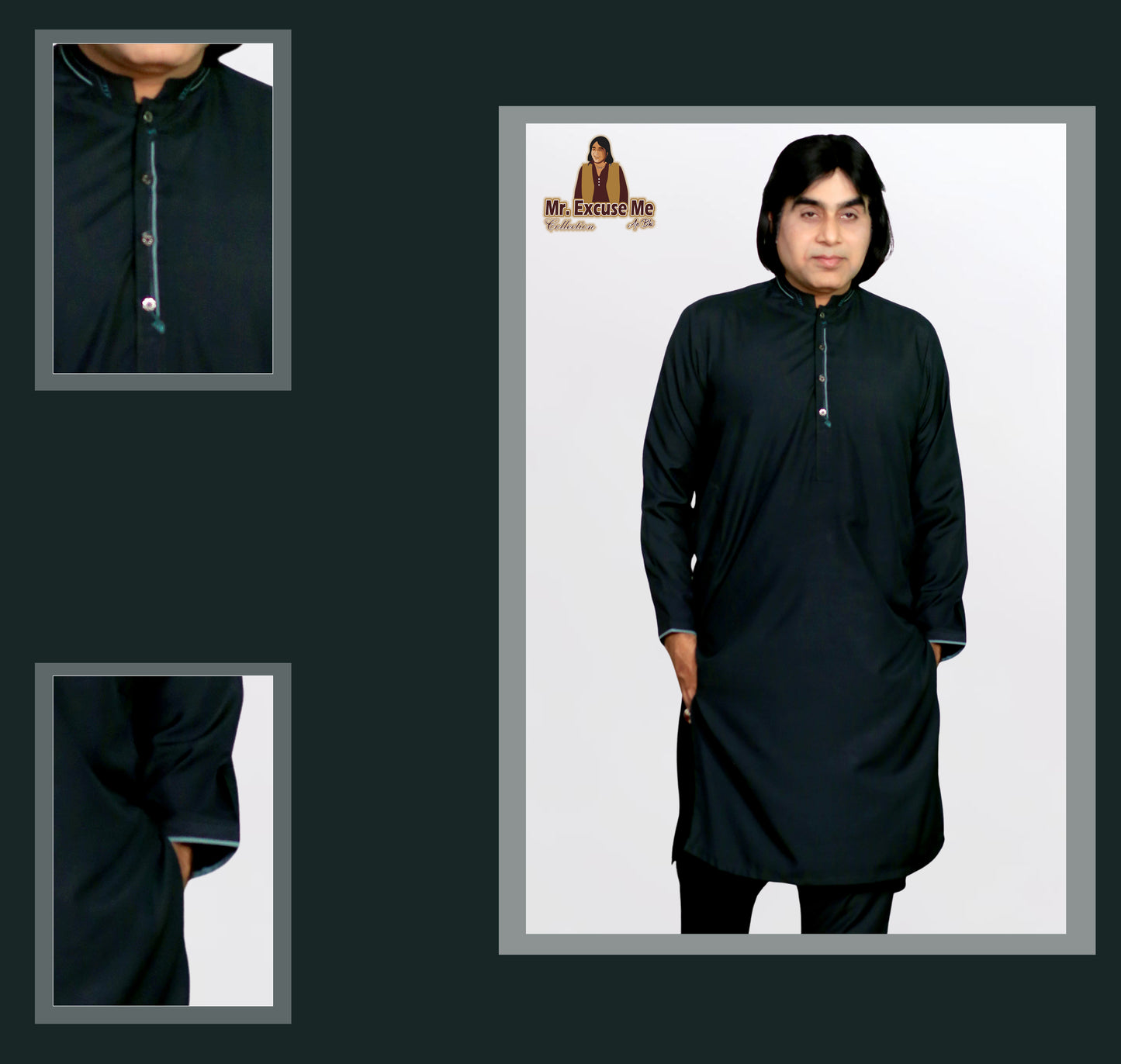 Dark Green Kurta Pajama