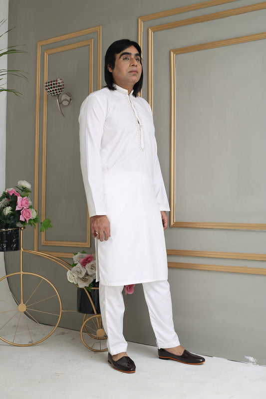 White - Wash n Wear Fabric
