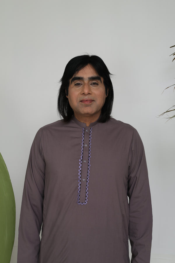 Grey - Wash n Wear Fabric