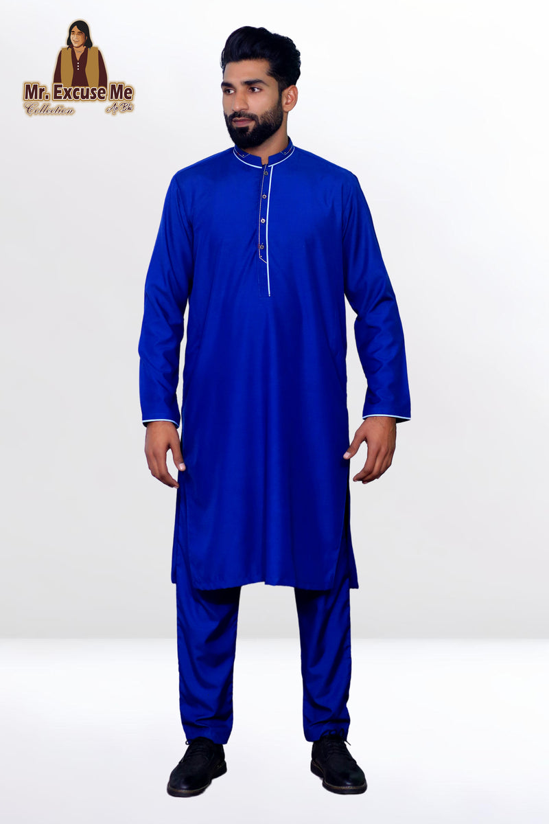Navy Blue - Wash n Wear Fabric