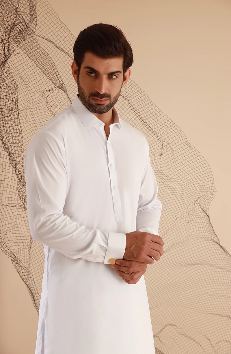 Milky White - Wash n Wear Fabric