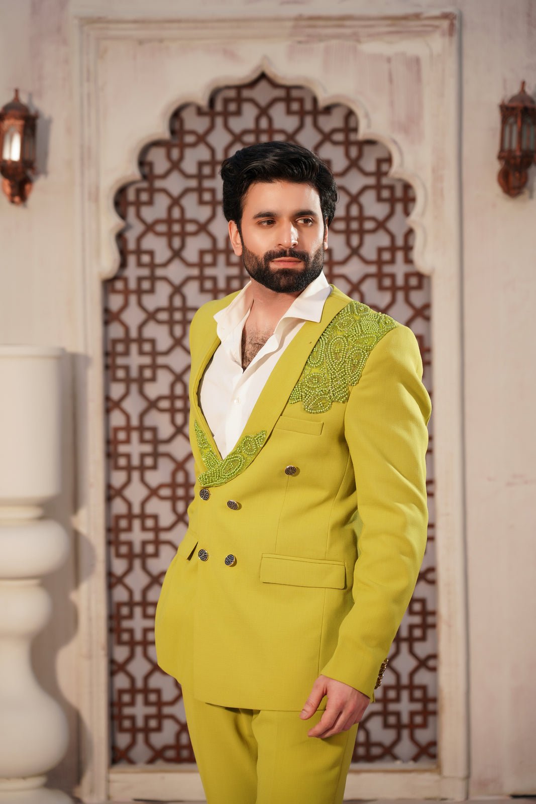 Men’s Double-Breasted Suit