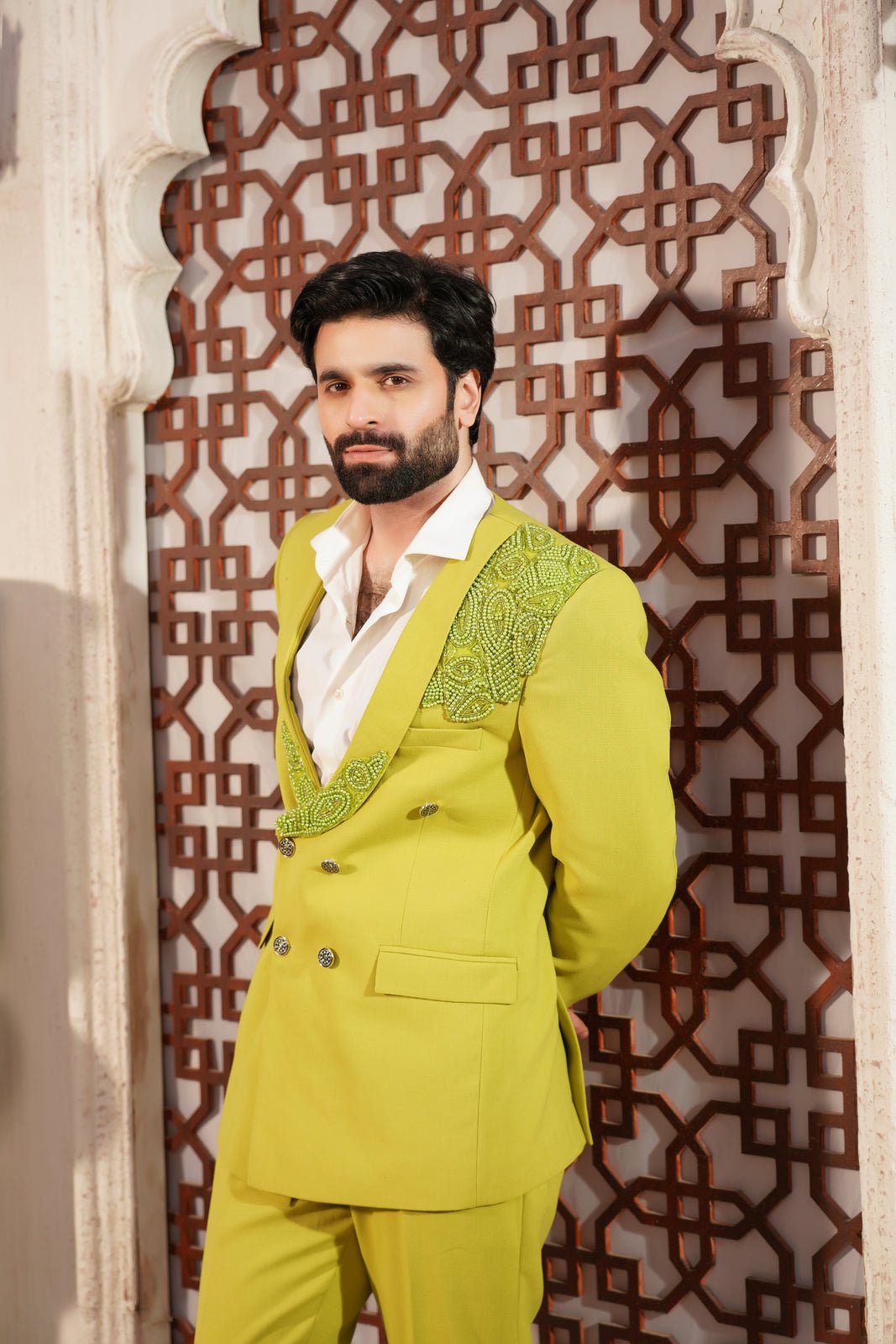 Men’s Double-Breasted Suit