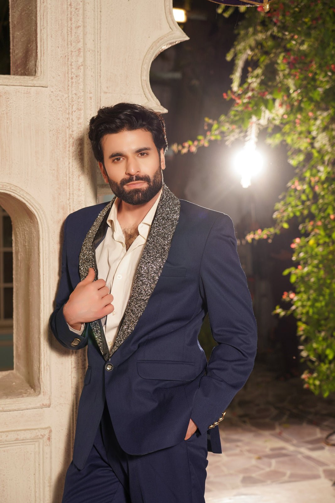 Men’s Embellished Tuxedo Suit