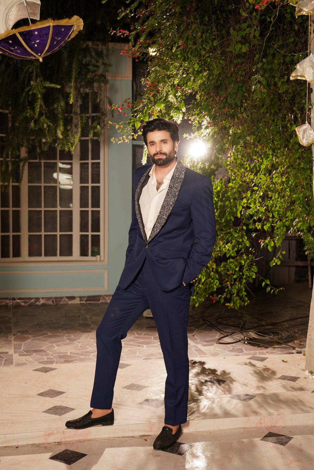 Men’s Embellished Tuxedo Suit