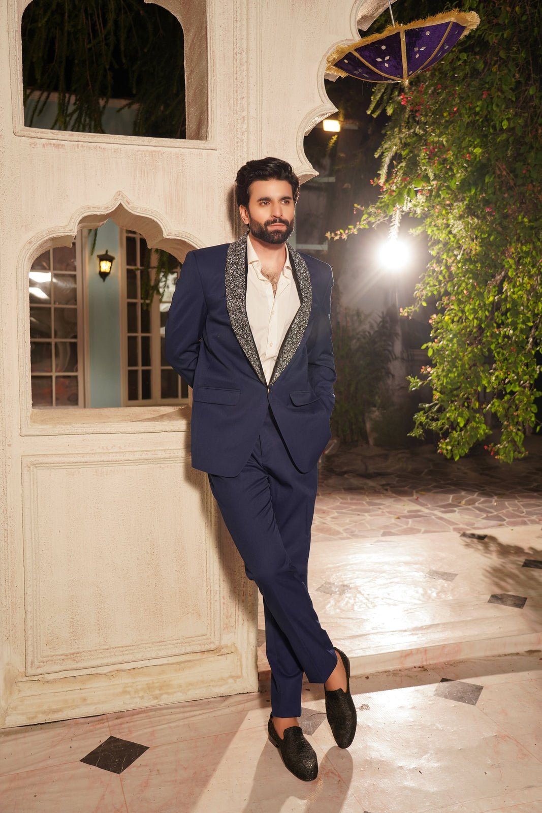 Men’s Embellished Tuxedo Suit