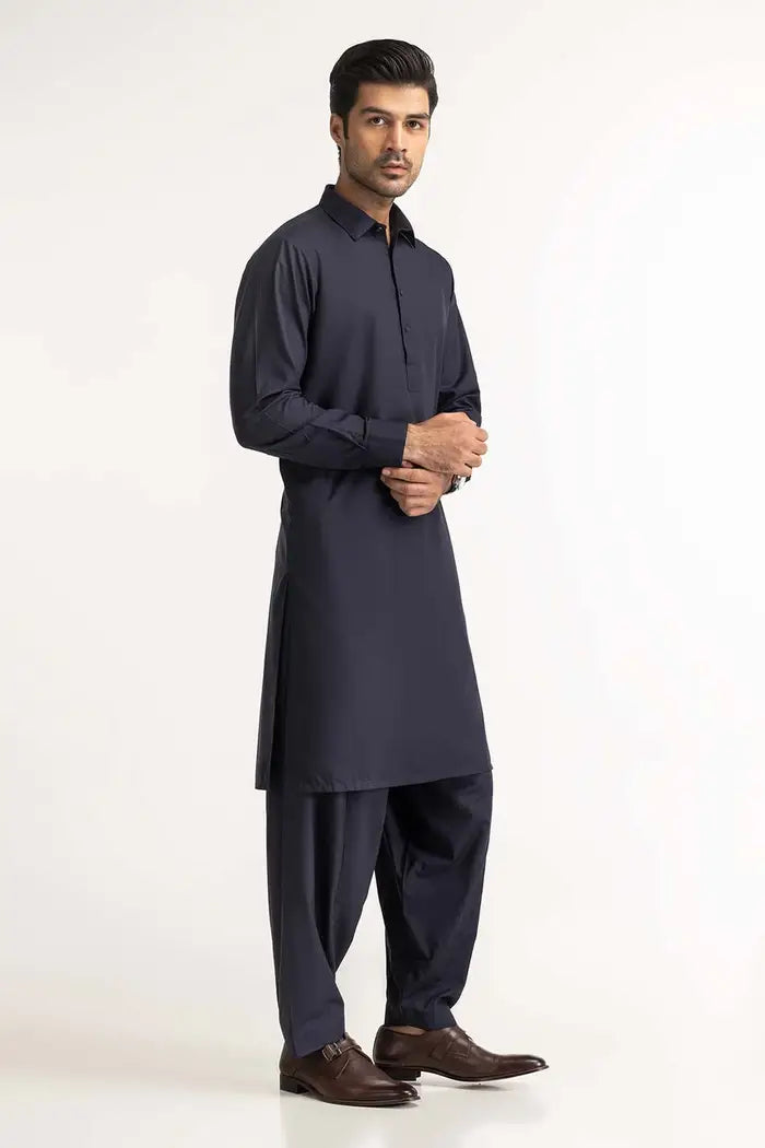 Light Black - Wash n Wear Fabric