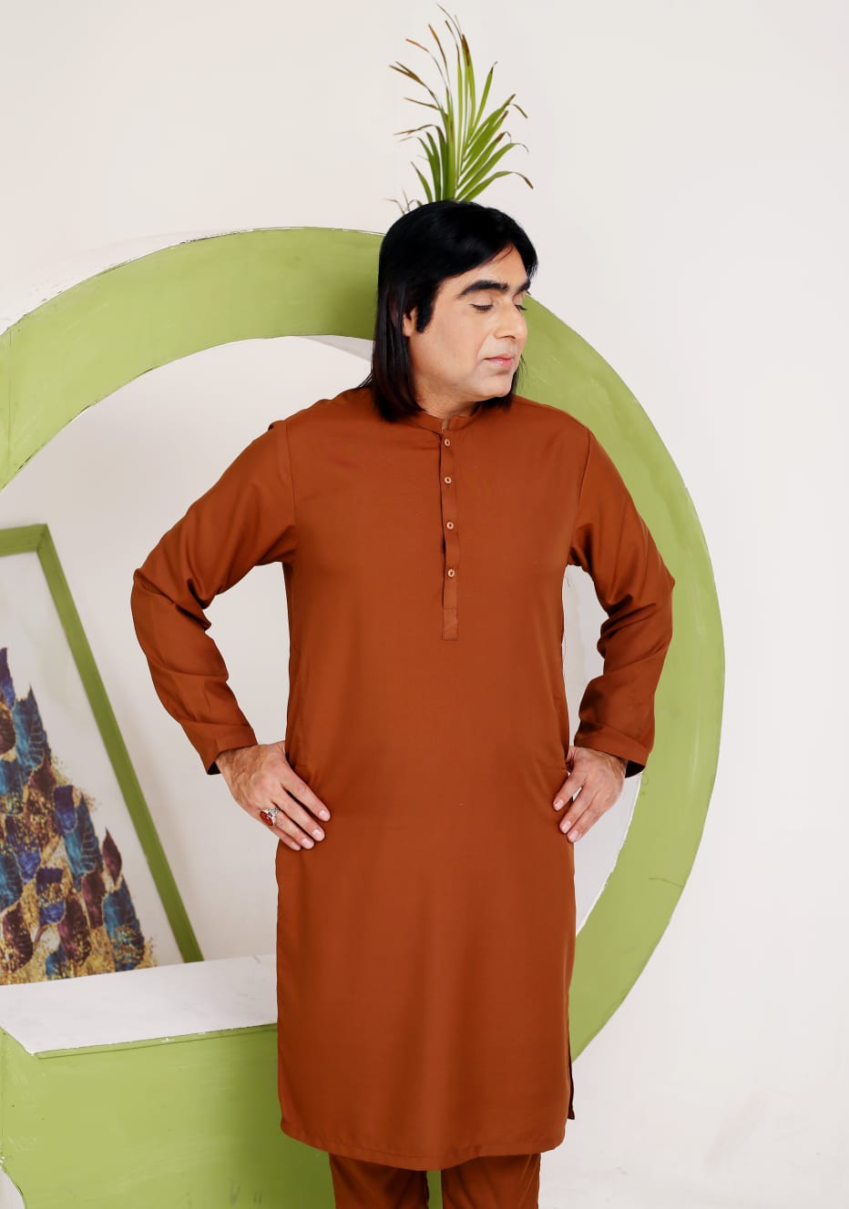 Copper Brown Kurta Pajama